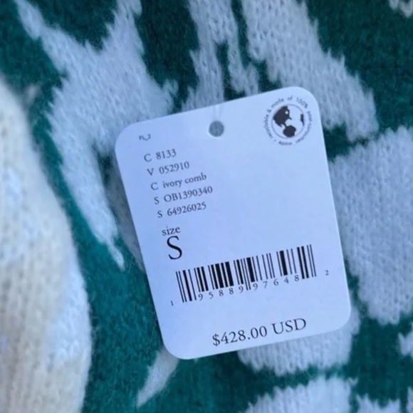 Free People Home Sweet Home Coat Quilted Sweater Knit Duster Jacket Coat Size S - Picture 13 of 13